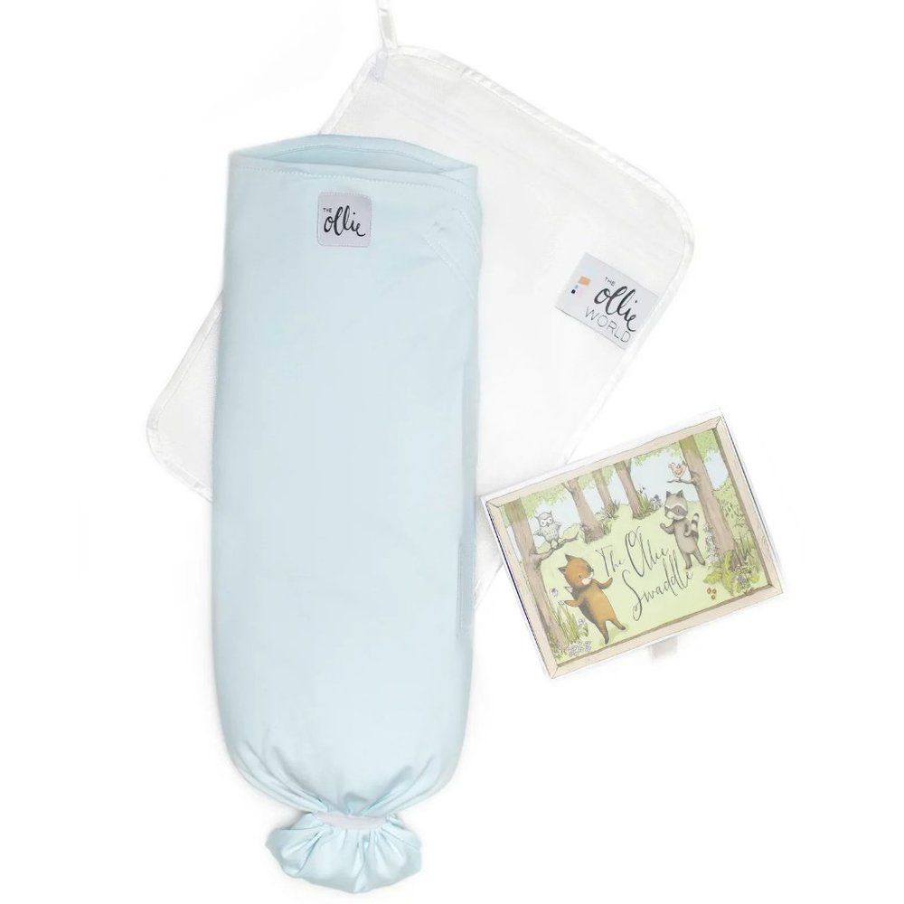 The Ollie Swaddle in Sky Blue